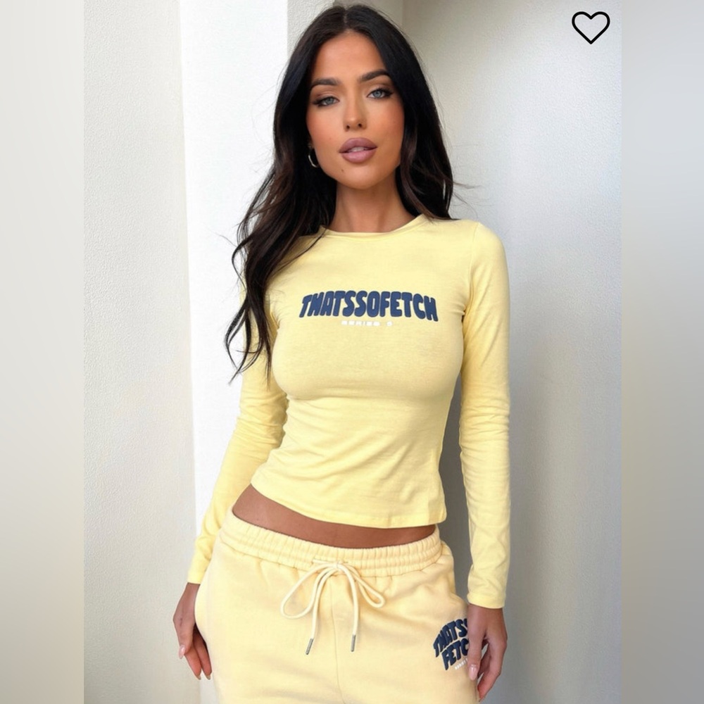 Thatssofetch Series 5 long sleeves tee yellow SZ:6